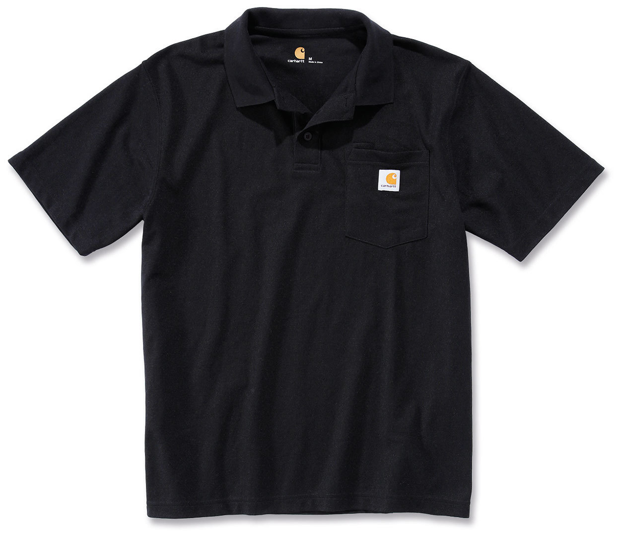 Carhartt Contractors Work Pocket Poloshirt, schwarz, Größe XS für Männer