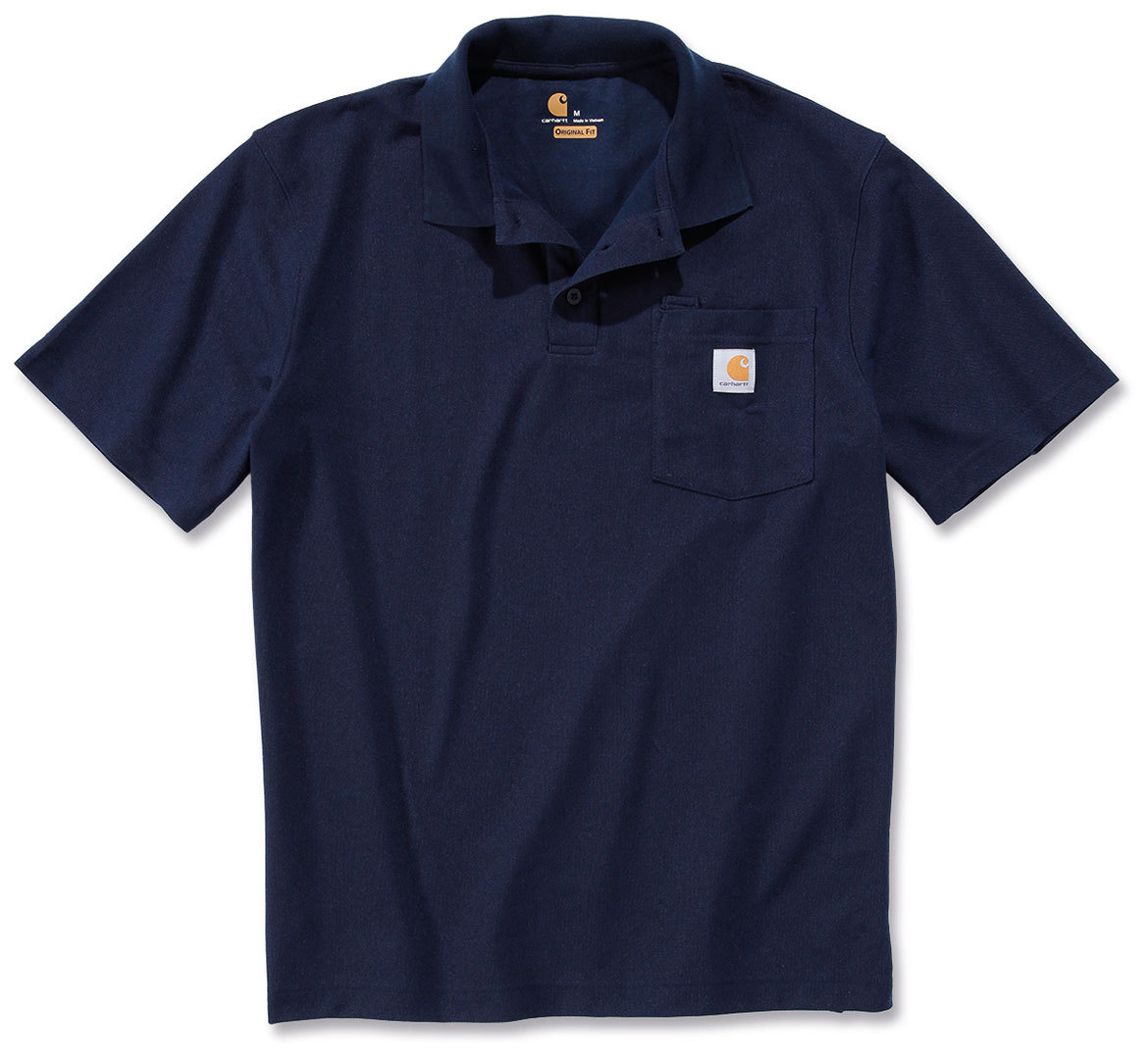 Carhartt Contractors Work Pocket Poloshirt, blau, Größe XS für Männer