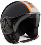 MOMO Minimomo Black / Orange 제트 헬멧