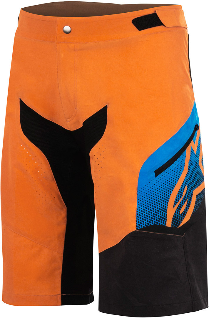 Alpinestars Predator Bicycle Shorts, blue-orange, Size 28, blue-orange, Size 28