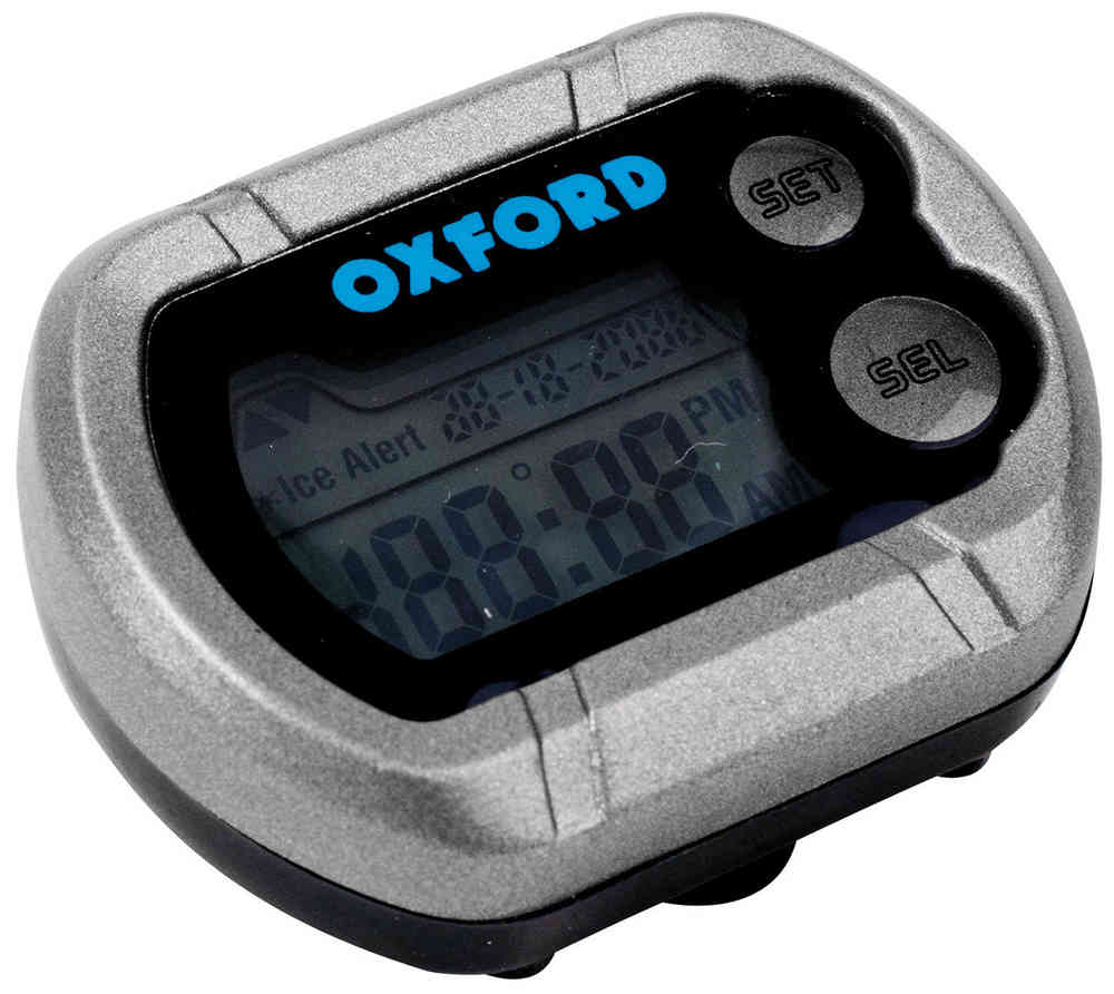 Oxford Digiclock Cockpit-Uhr mit Temperaturanzeige Rot kaufen