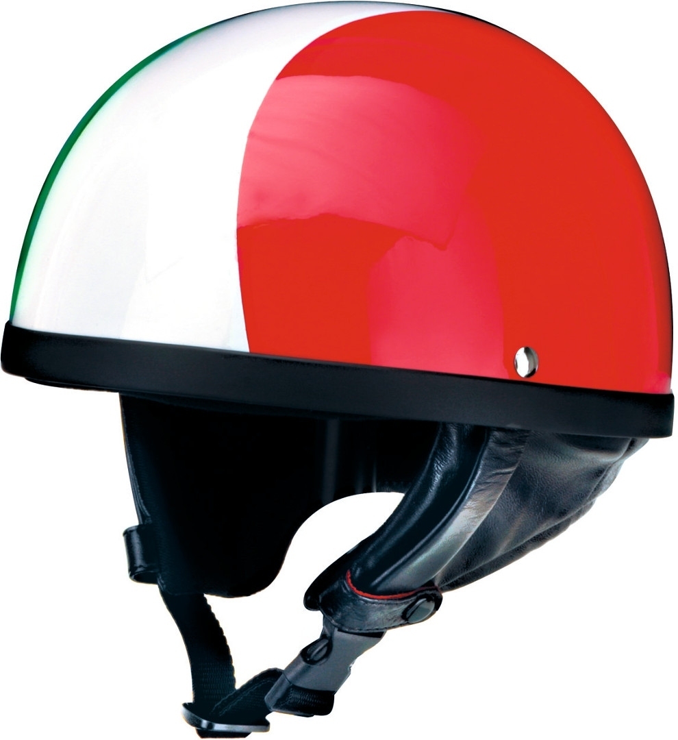 Redbike RB-510 Italia Jet Helmet, white-red-green, Size 2XL, white-red-green, Size 2XL