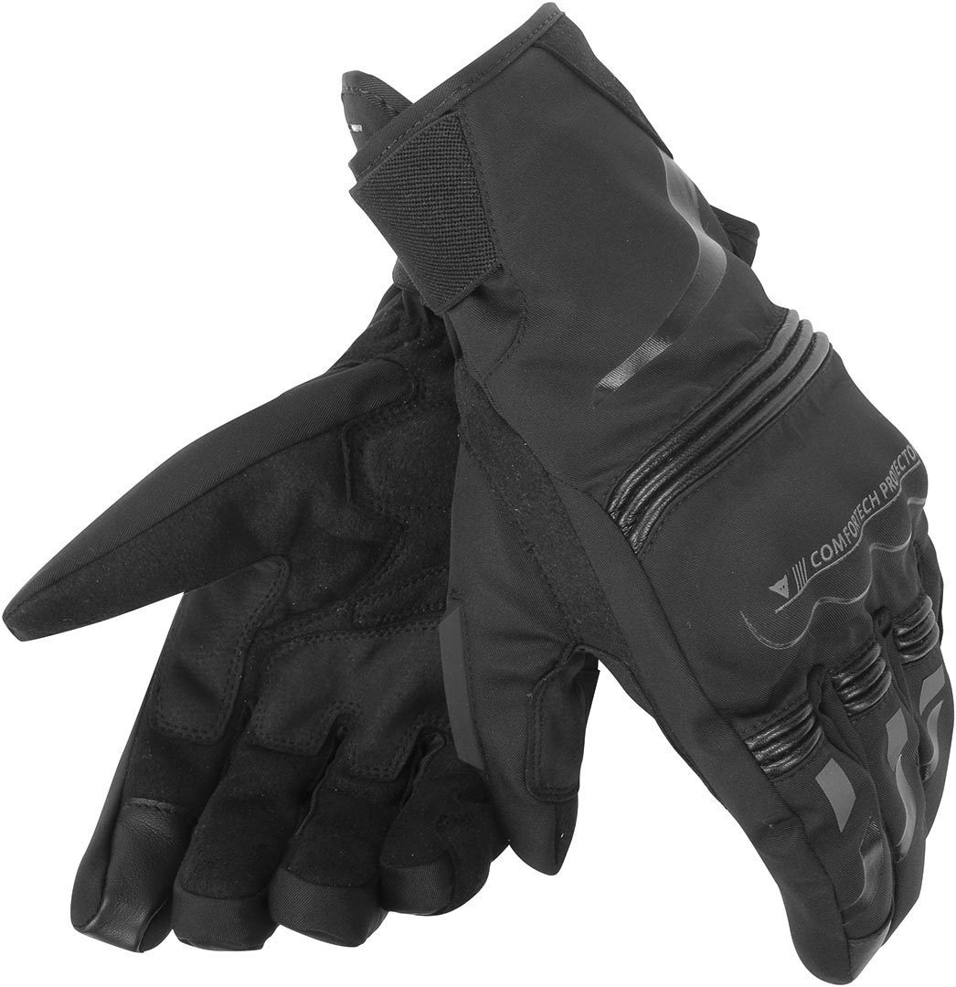 Dainese Tempest D-Dry kort Unisex motorcykel handskar, svart, storlek M