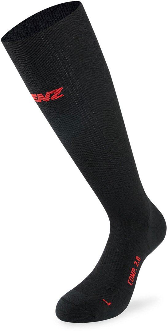 Lenz Compression 2.0 Merino Socken, schwarz, Größe M