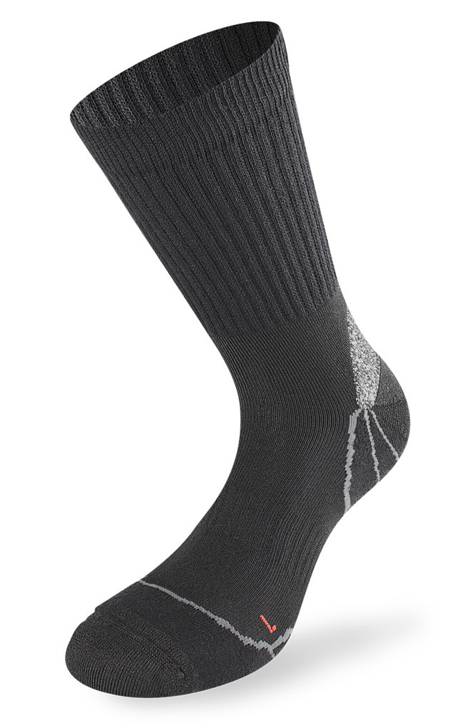 Lenz Trekking 1.0 Socken, schwarz, Größe 35 - 38