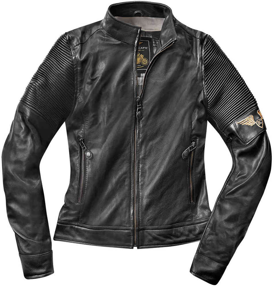 Black-Cafe London Amol Giacca donna in pelle moto