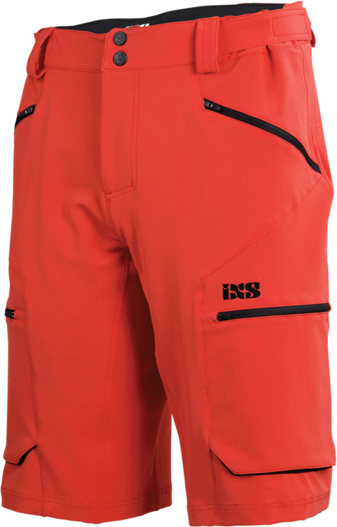 IXS Tema 6.1 Trail Shorts, red, Size M, red, Size M