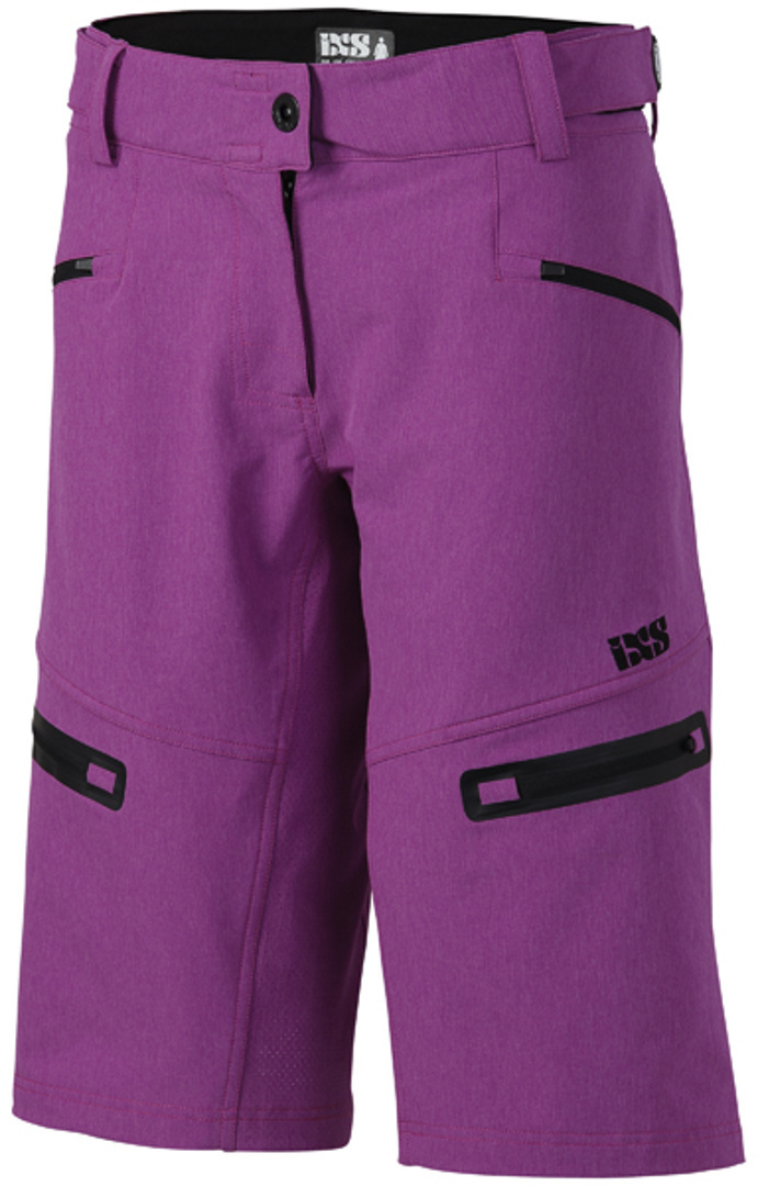 IXS Sever 6.1 BC Ladies Shorts, pink, Size M for Women, pink, Size M for Women