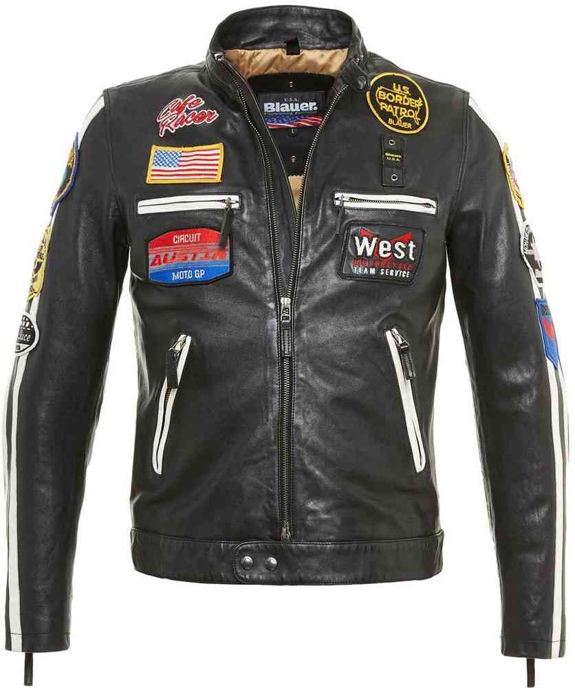 Blauer Tampa Leather Jacket Buy Cheap Fc Moto