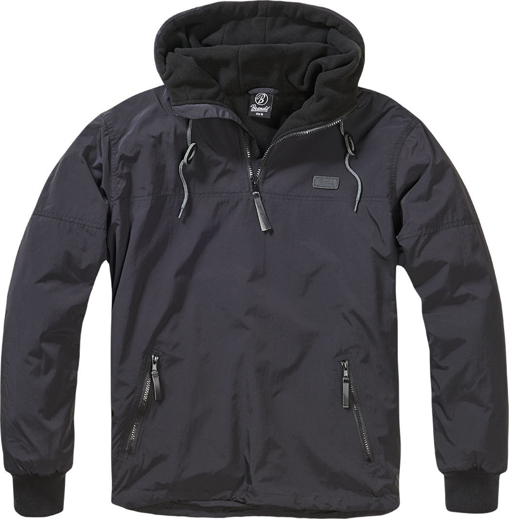 Brandit Luke Windbreaker Jacke, schwarz, Größe 3XL für Männer