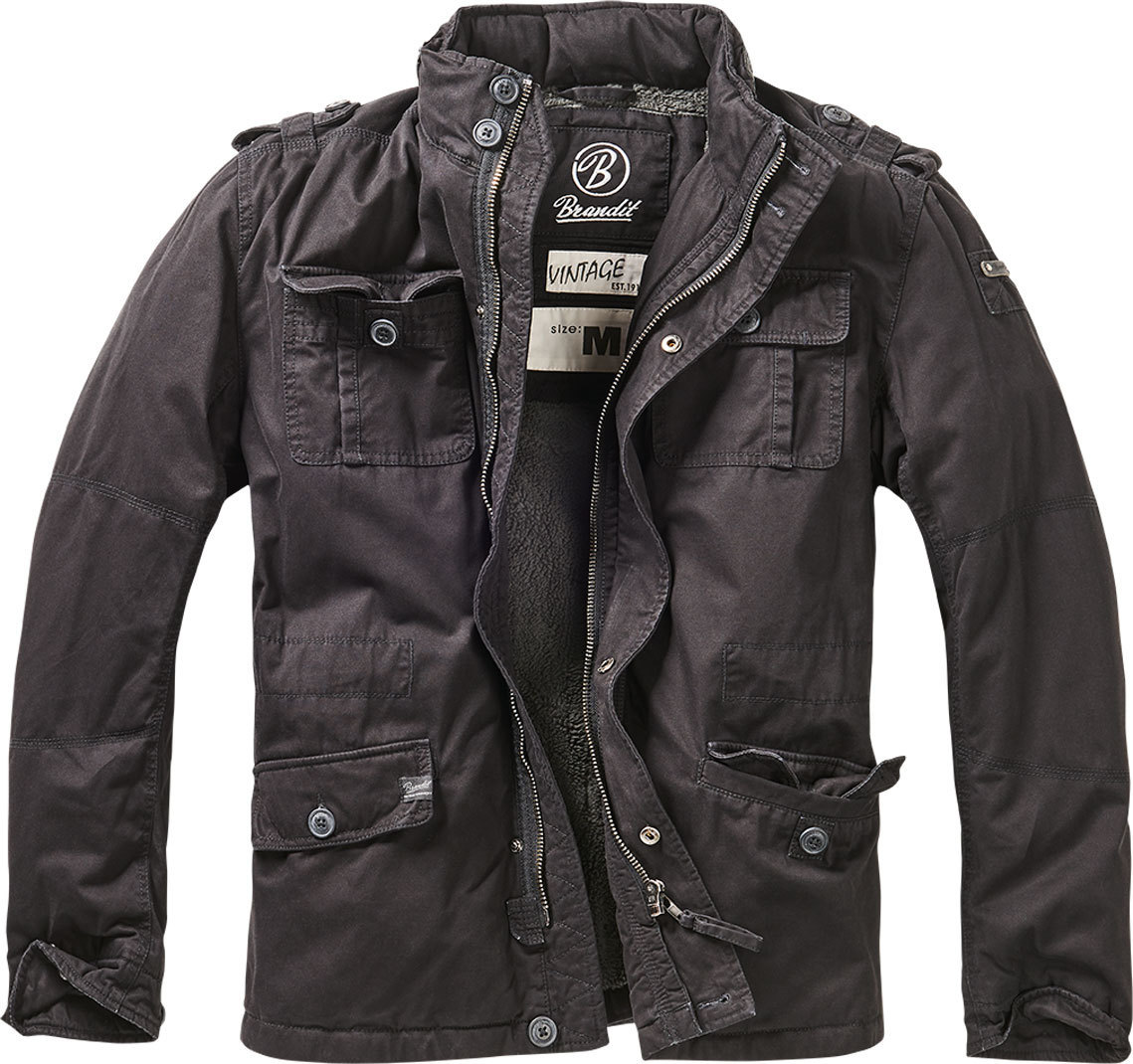 Brandit Britannia Winter Jacke, schwarz, Größe 4XL