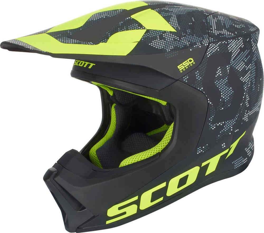 Scott 550 Camo ECE Motocross hjelm