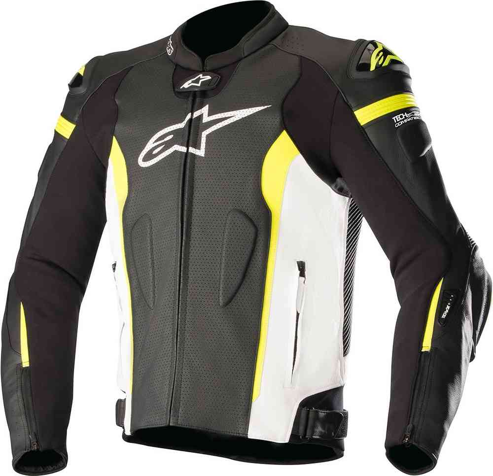 Alpinestars Missile Tech-Air Motorcycle Leather Jacket オートバイ ...