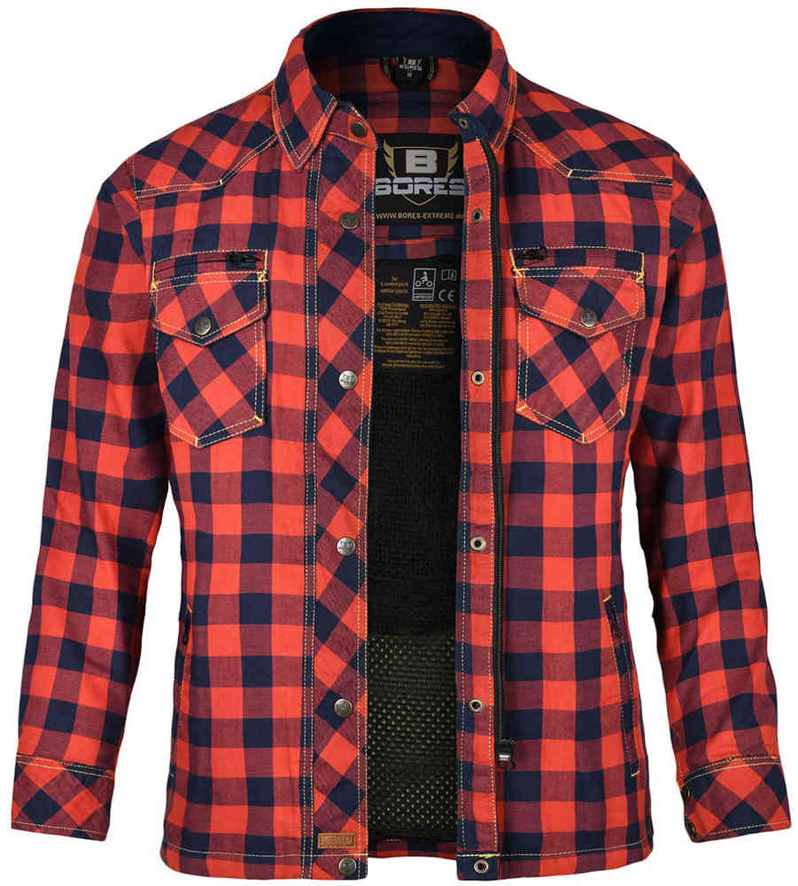 Bores Lumberjack Premium Camisa de moto para mujer