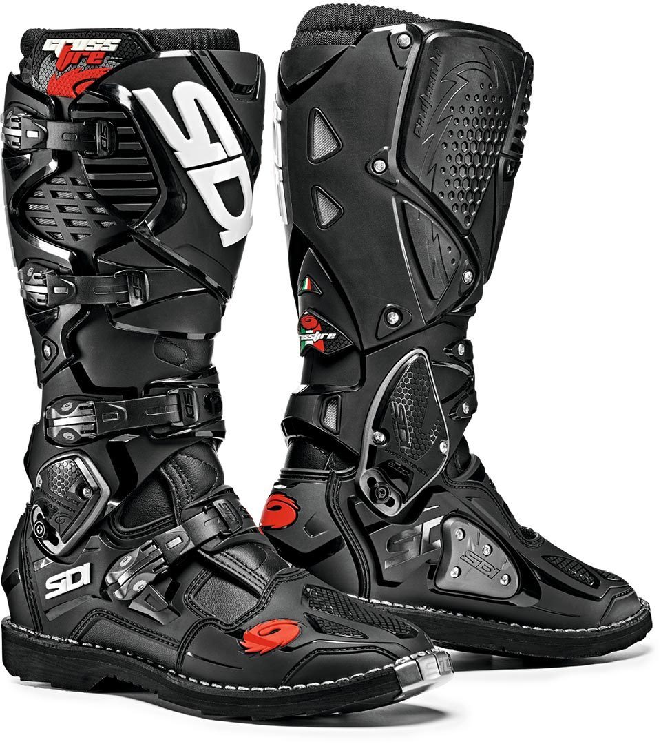 Sidi Crossfire 3 Motocross Stiefel, schwarz, Größe 45