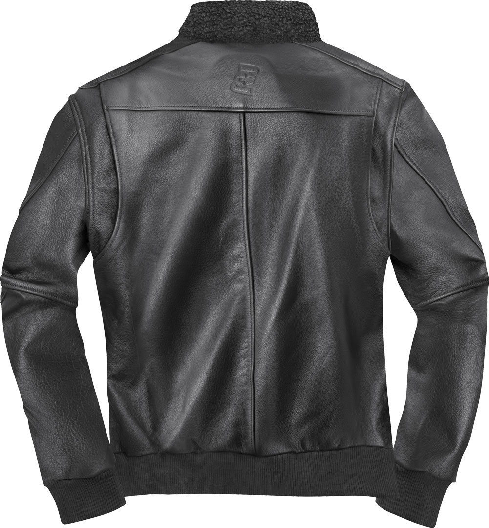 Photos - Motorcycle Clothing Bogotto Aviator Motorcycle Leather Jacket, black, Size 48 for Men 