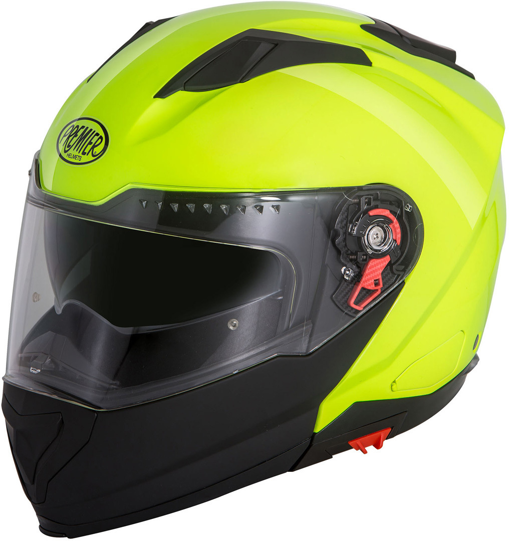 Premier Delta Fluo Helmet, black-yellow, Size S, black-yellow, Size S