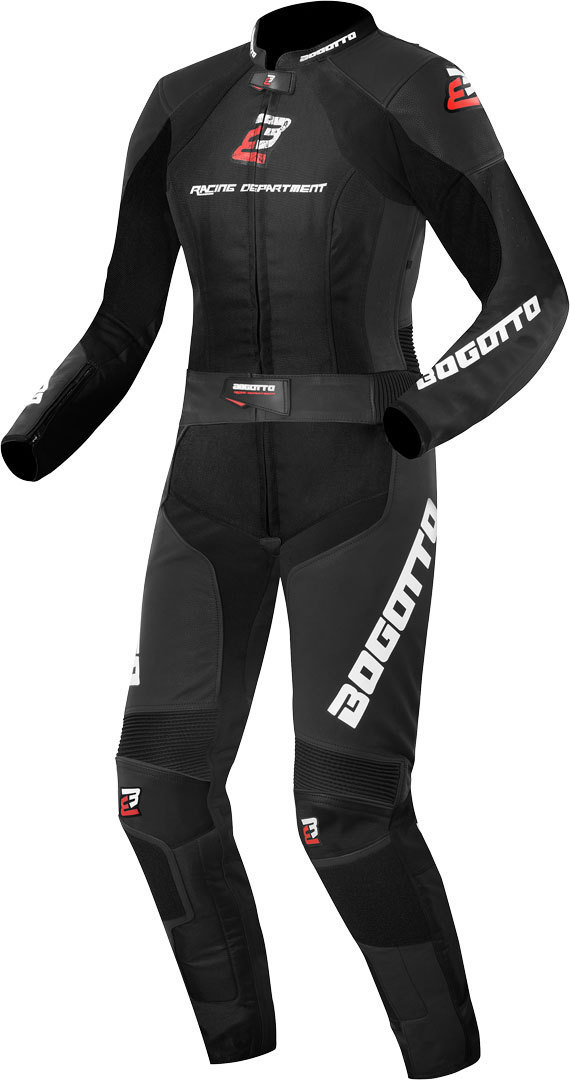 Bogotto レディース ツーピース バイク レザー スーツ