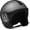 MOMO Minimomo S Aluminium Matt / Black 제트 헬멧
