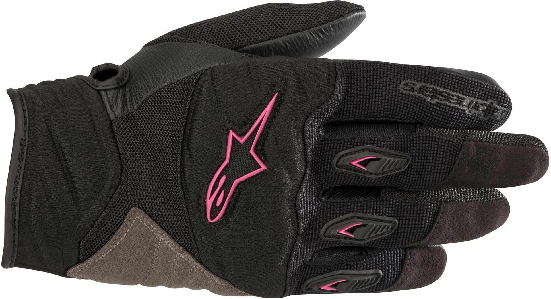 Alpinestars Stella Shore Dames handschoenen, zwart-pink, afmeting XS voor vrouw