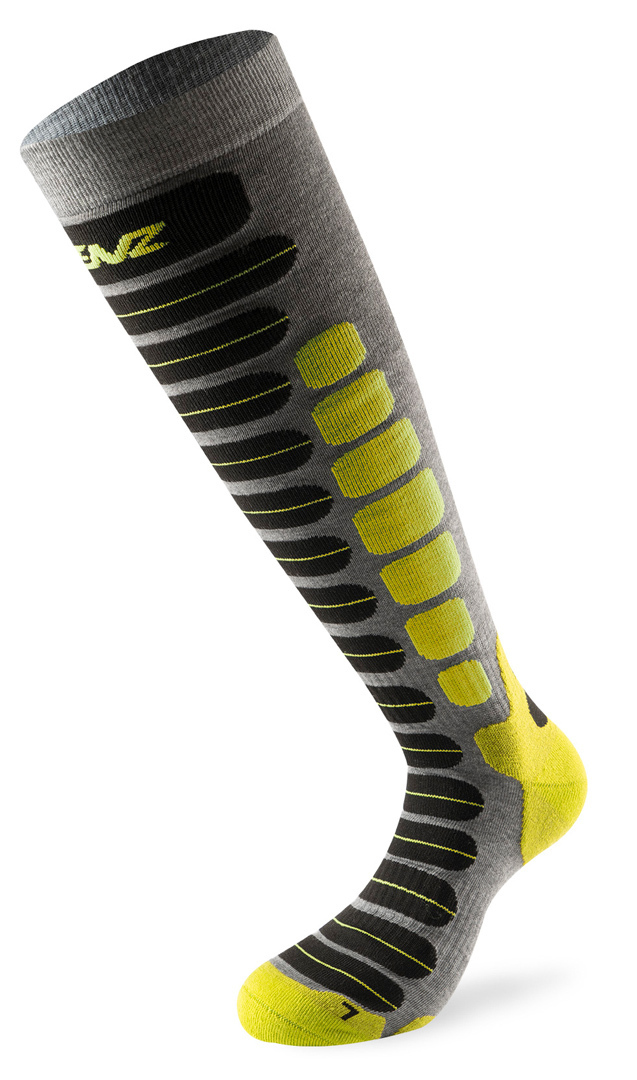 Lenz Skiing 2.0 Socks, black-yellow, Size 42 43 44, black-yellow, Size 42 - 44