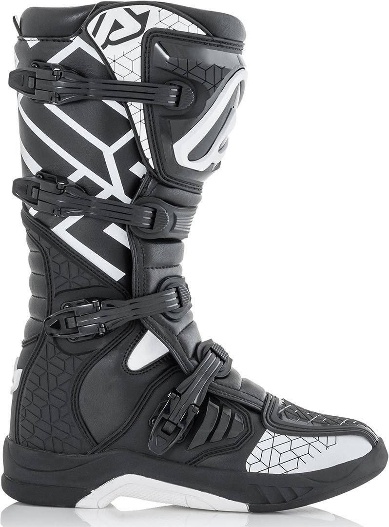 Acerbis X-Team Motocross Boots, black-white, Size 39, black-white, Size 39