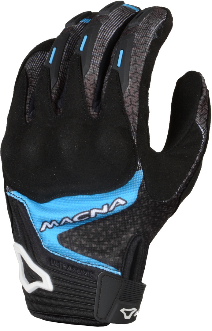 Macna Octar Motorrad Handschuhe, schwarz-blau, Größe S
