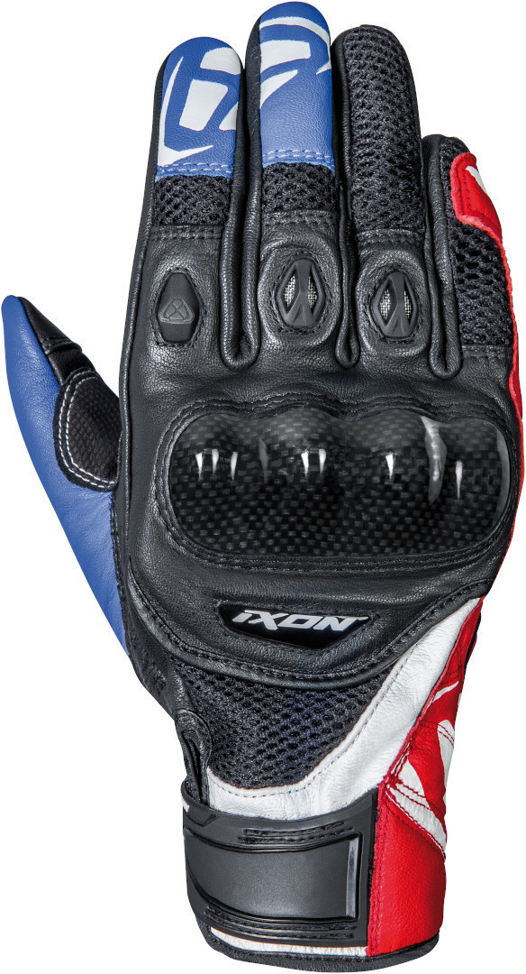 Ixon Rs Recon Air Motorcycle Gloves, black-red-blue, Size 3XL, black-red-blue, Size 3XL