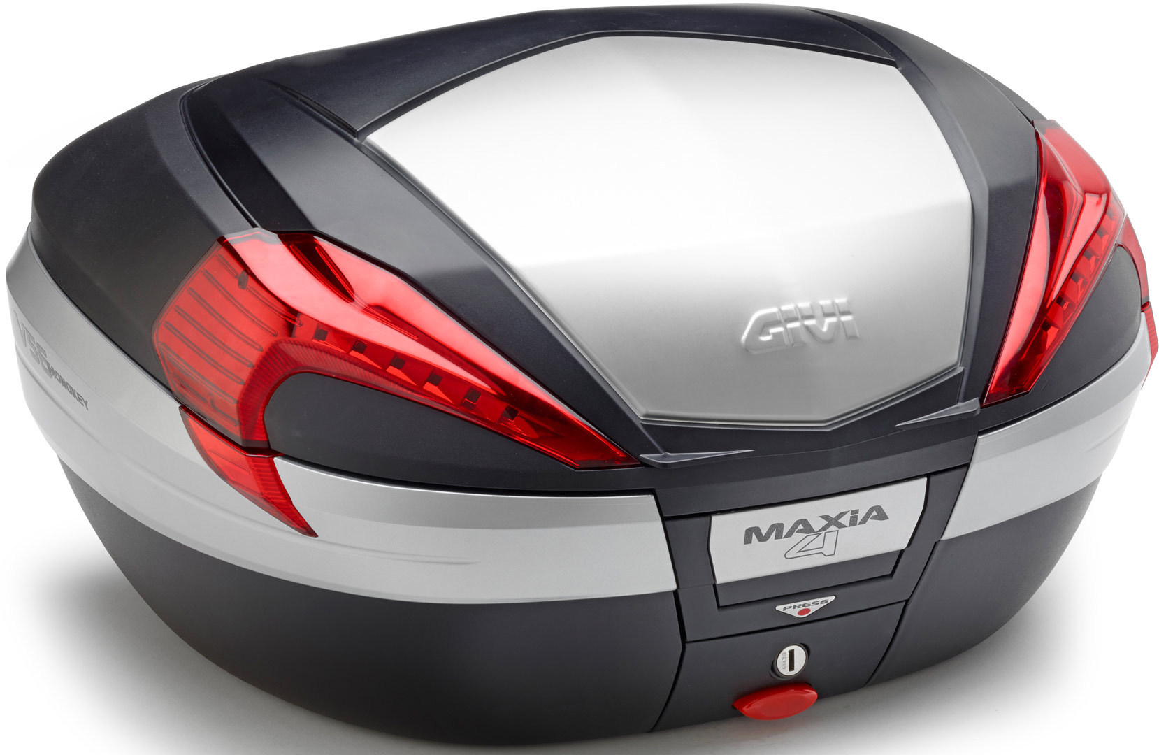 GIVI Monokey® V56 Maxia 4 Koffer, schwarz-rot