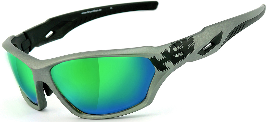 HSE SportEyes 2093 Sonnenbrille, grau-grün