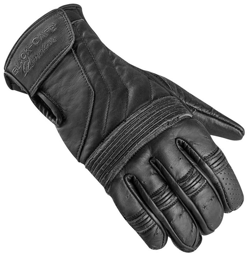 Black-Cafe London Vintage Motorcycle Gloves - buy cheap FC-Moto