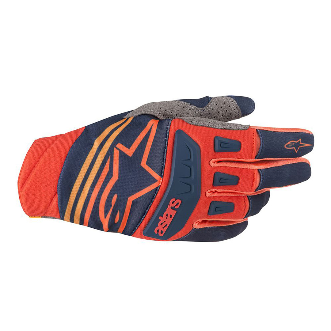 Alpinestars Tech Star Motorcross handschoenen, rood-blauw, afmeting S