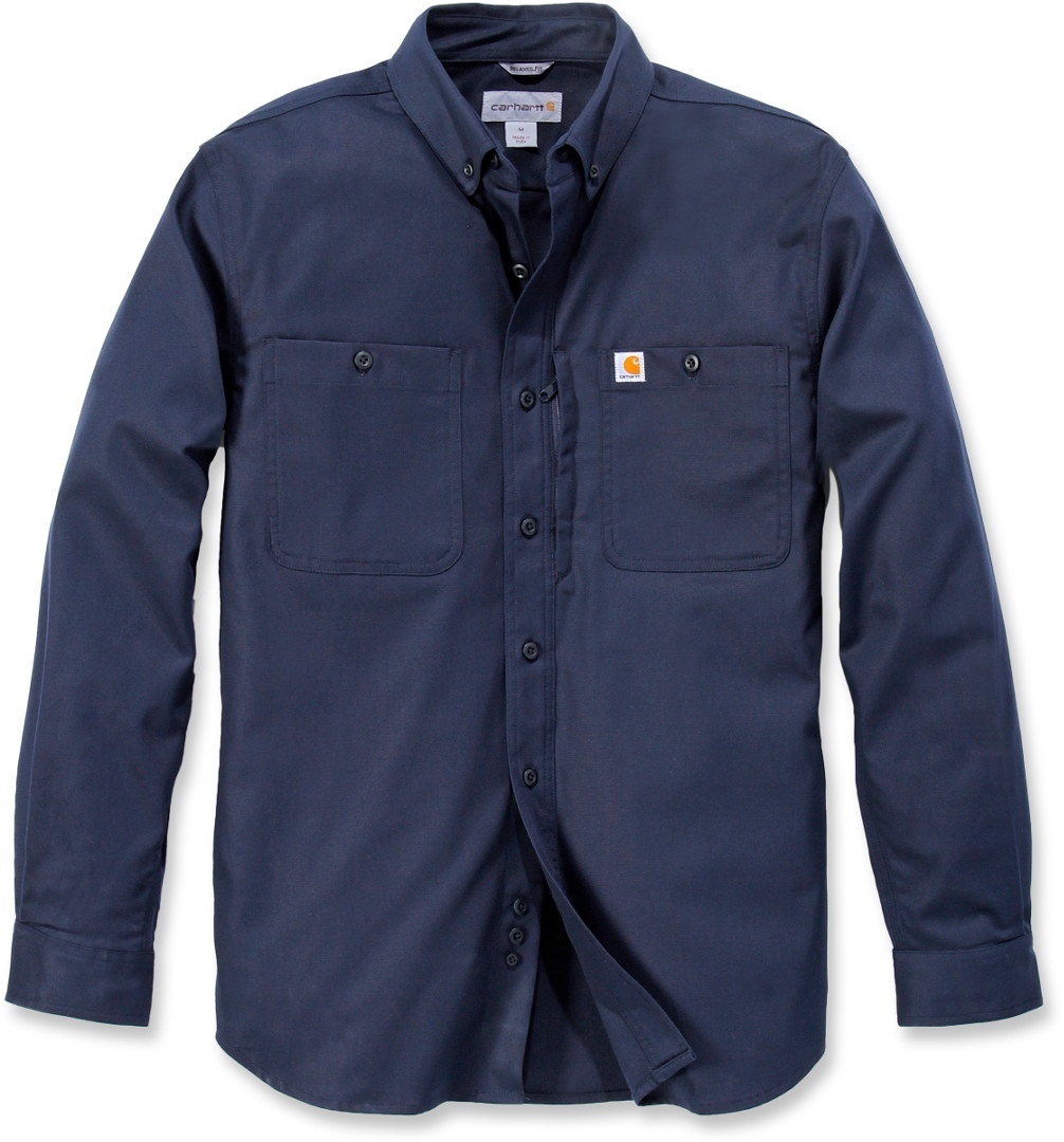 Carhartt Rugged Professional Work Langarmshirt, blau, Größe S für Männer