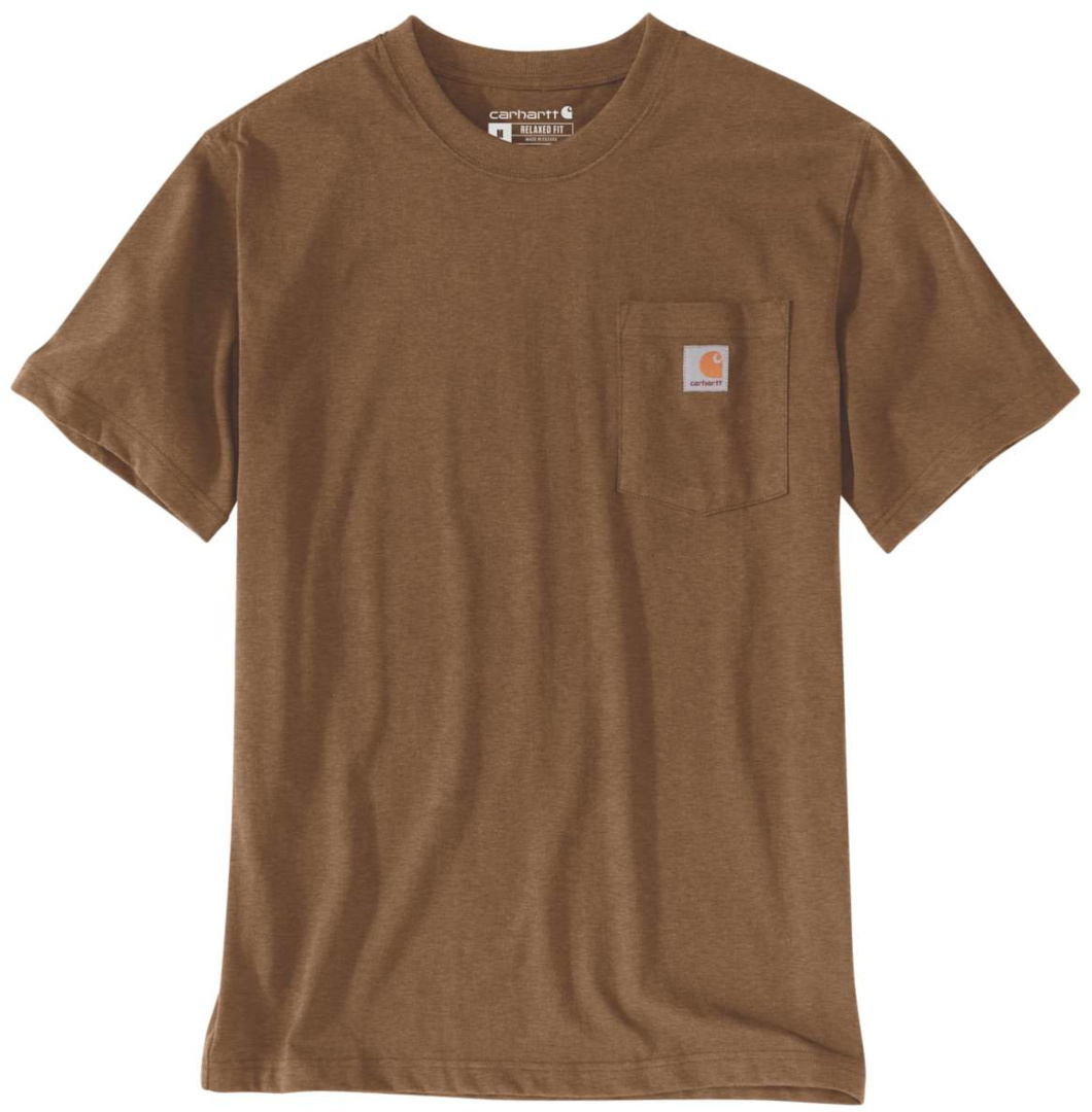 Carhartt Workwear Pocket T-Shirt, brown, Size S, S Brown unisex