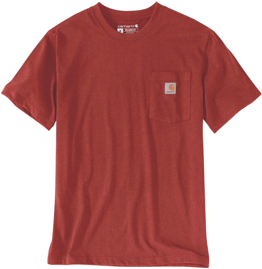 Carhartt Workwear Pocket T-Shirt, red-yellow, Size M, M Red Yellow unisex