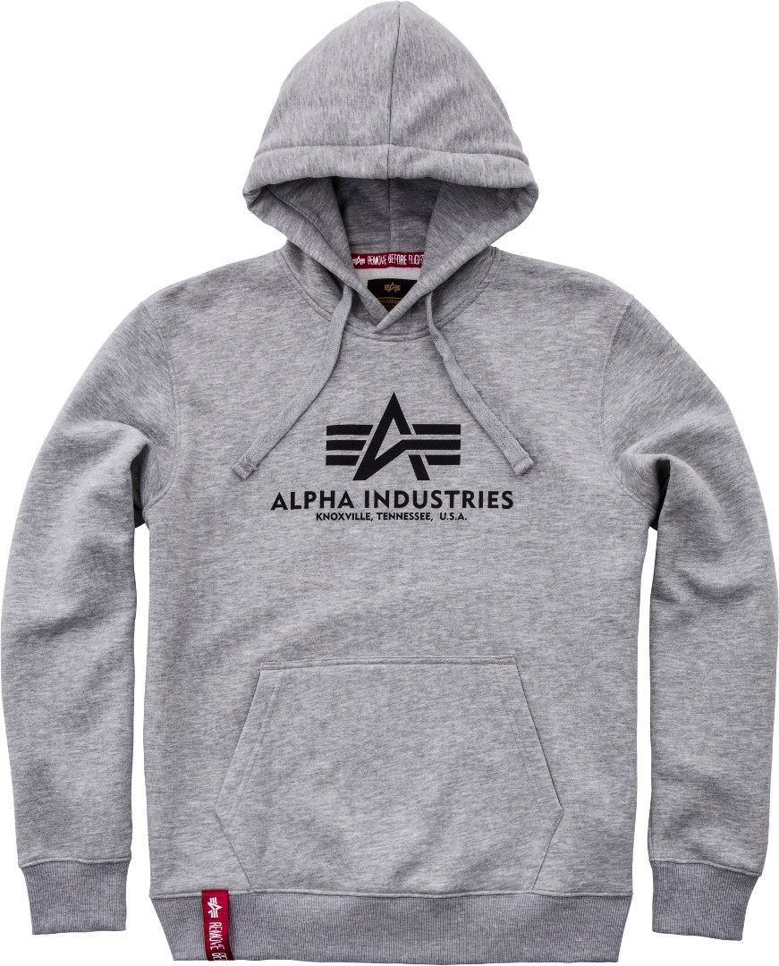 Alpha Industries Basic Hoodie, grau, Größe S