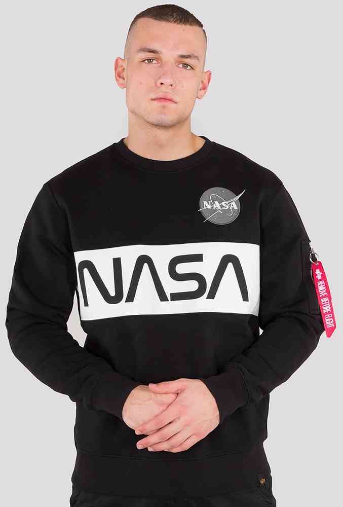 Alpha Industries NASA Inlay Sweatshirt - buy cheap ▷ FC-Moto