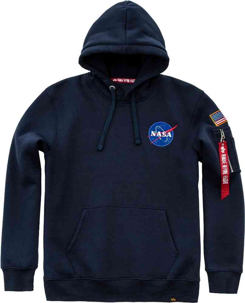 alpha industries nasa space shuttle hoodie