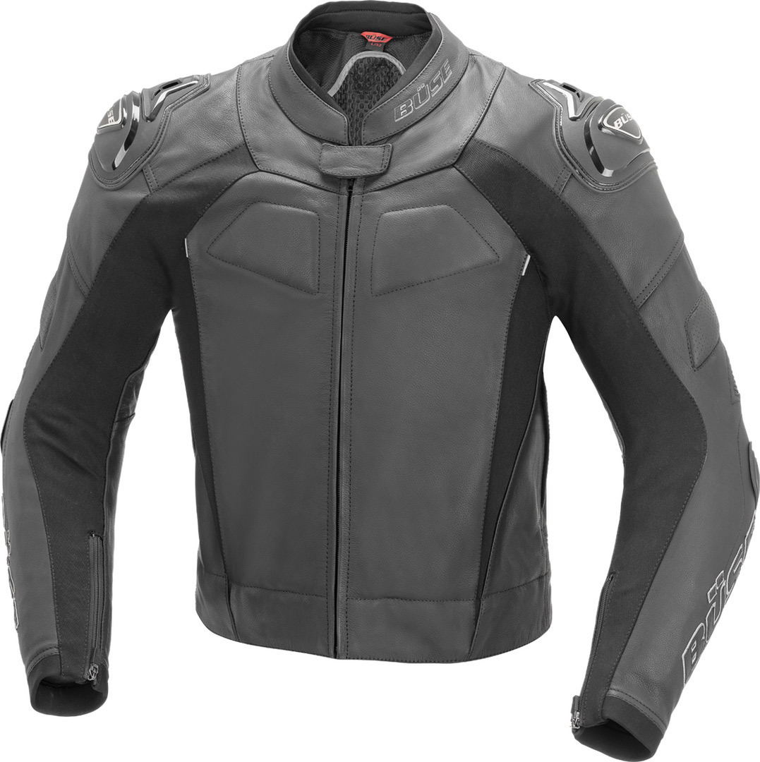 Büse Assen Motorcycle Leather Jacket, black, Size XL, black, Size XL