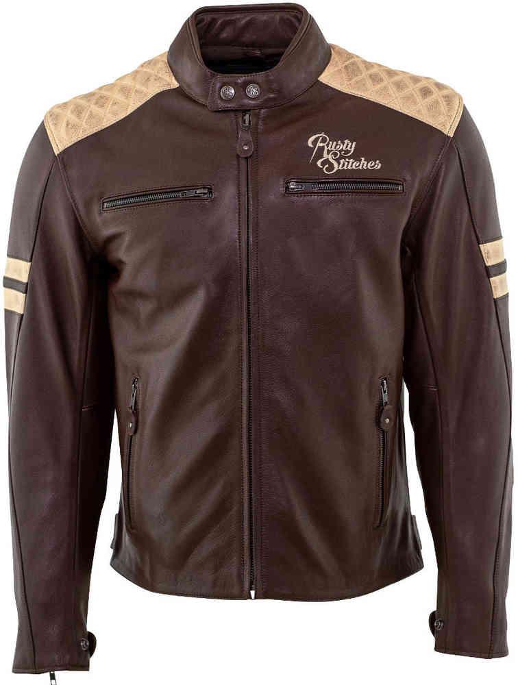 Rusty Stitches Jari Motorcycle Leather Jacket 오토바이 가죽 재킷