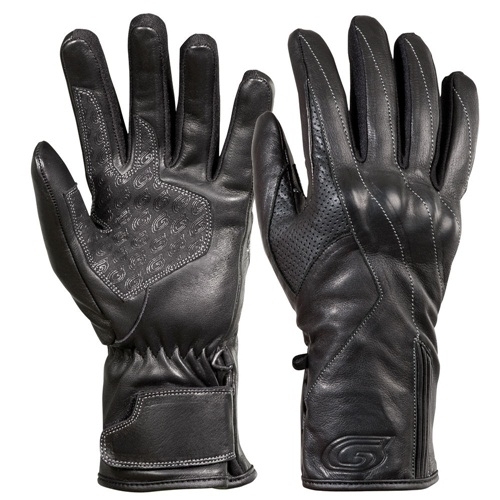 Germot Miss Pro Damen Motorrad Handschuhe, schwarz, Größe XL