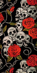 Modeka Skulls Roses Monitoiminen päähineet