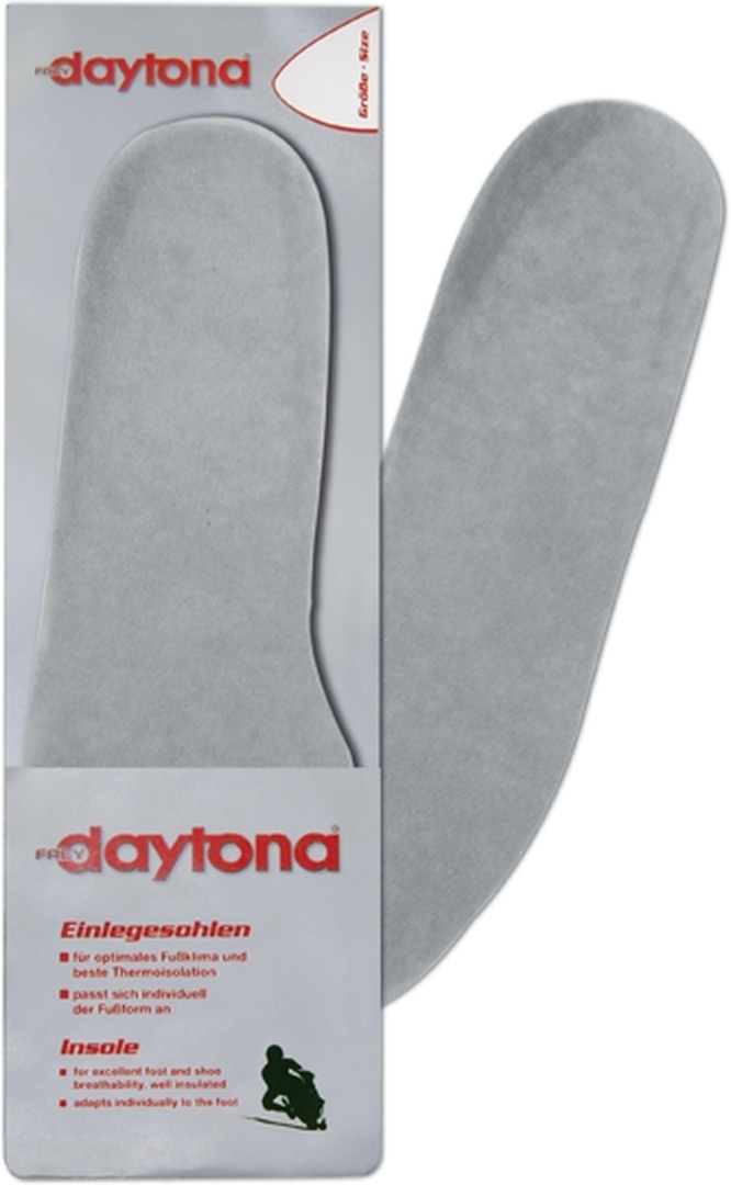 Daytona Foot Shape Insoles, grey, Size 49, grey, Size 49