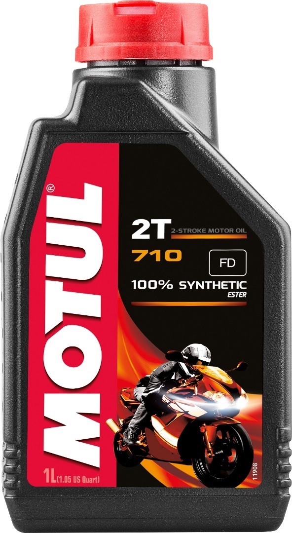 Olio Motore Moto Motul 710 2T 100% Sintetico - 1 LITRO LT 2 TEMPI racing  3374650246772