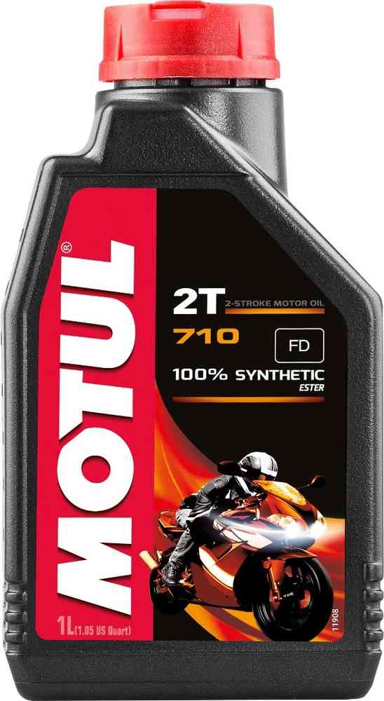 Motul 710 2T 2 Stroke Ester Synthetic Racing Motorcycle Engine Oil - 1  Litre 1L