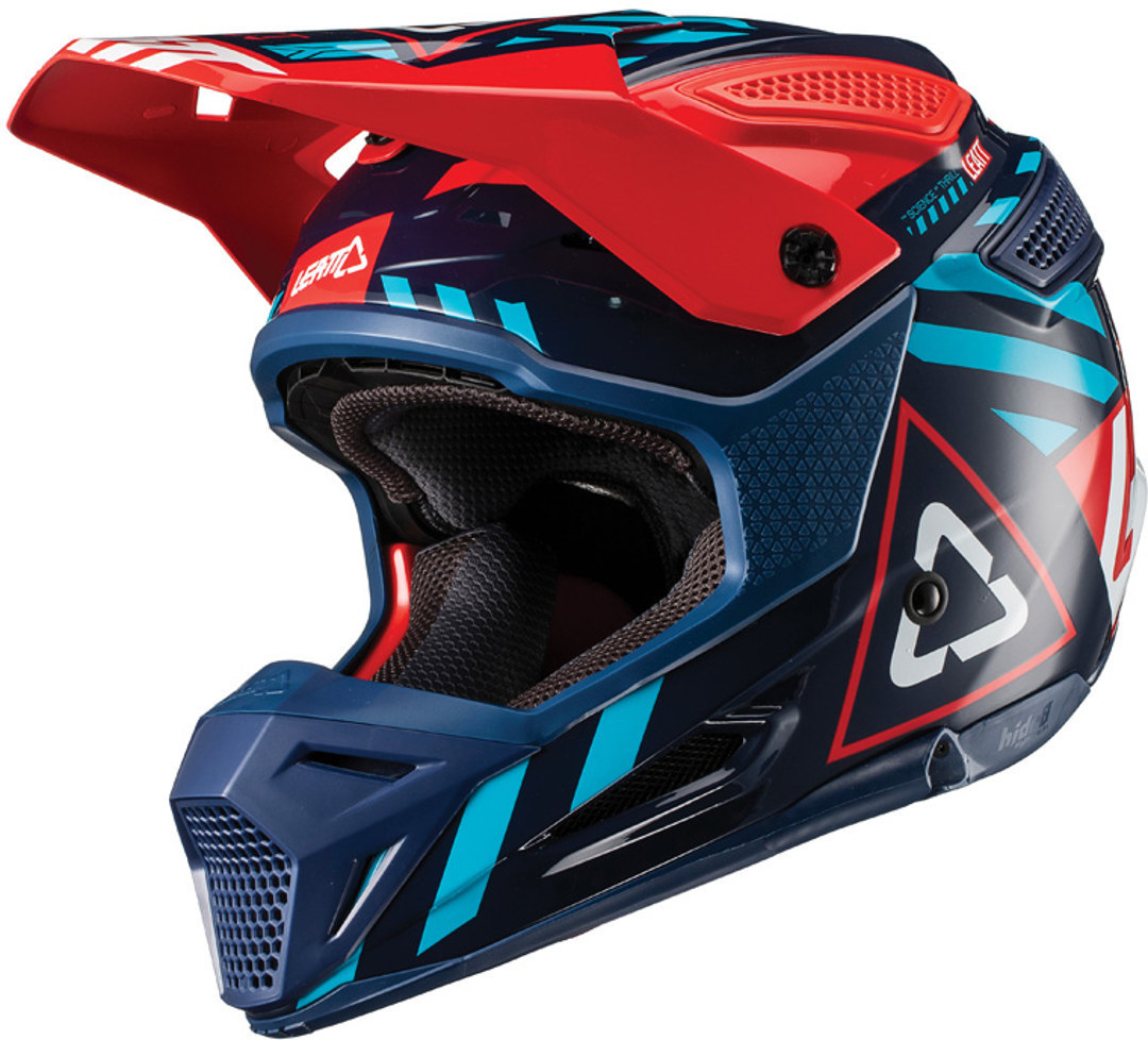 Leatt GPX 5.5 Composite V19.1 Motocross Helmet, red-blue, Size S, red-blue, Size S