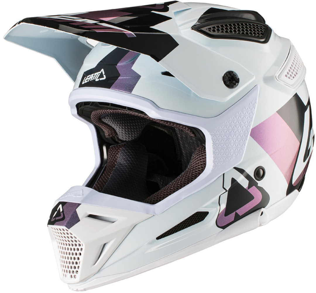 Leatt GPX 5.5 Composite V19.1 Motocross Helmet, black-white, Size L, black-white, Size L