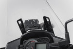 SW-Motech Navi-Halter im Cockpit - Schwarz. Kawasaki Versys 1000 (15-17).