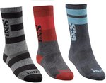 IXS Triplet Socks Chaussettes 3 Pack