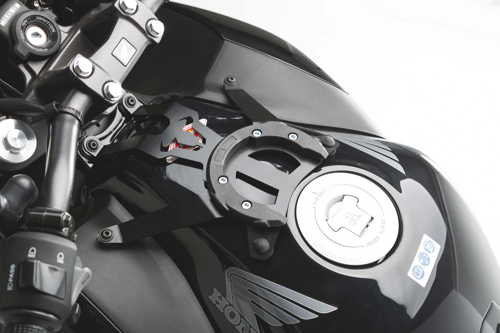 SW-Motech EVO tank ring - Black. Honda CB 500 F (13-16)., black